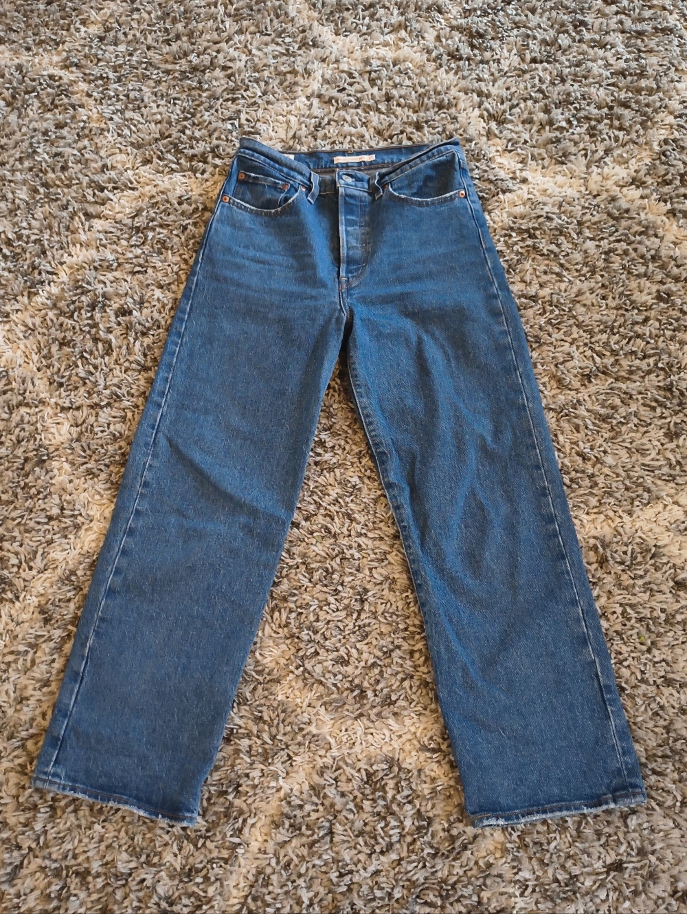 Levi’s ribcage straight ankle jeans high rise waist